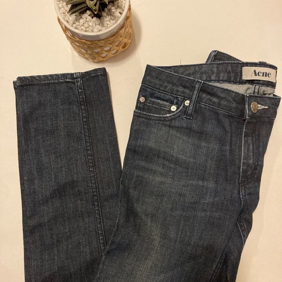 ACNE Skinny Kex Over Wash Jeans  30/34 - Picture 11 of 15